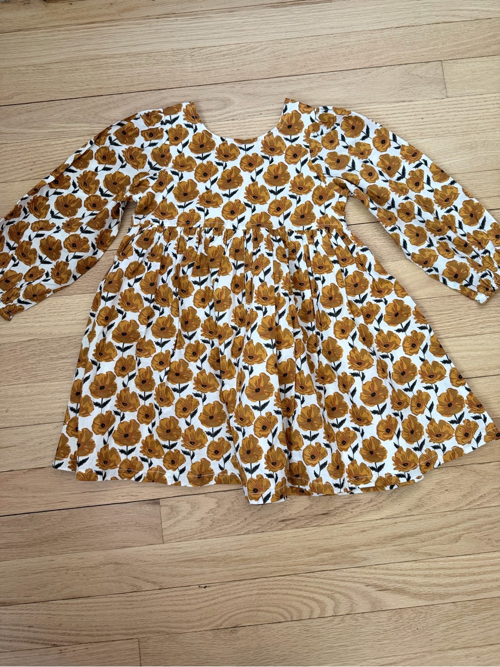 Happy by Pink Chicken Coralee Dress size 3T 3 t floral yellow
